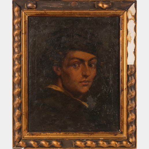 středoevropský malíř 19. století - Portrét mladíka