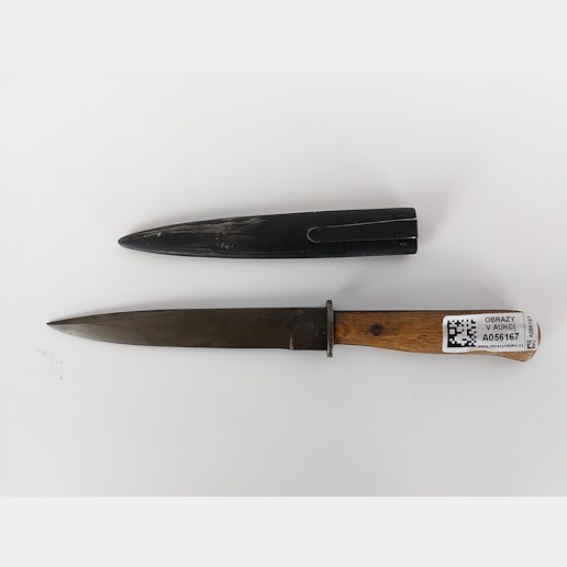 Neznámý autor - Útočný nůž WH, firma Tiger, Solingen, prvotřídní stav