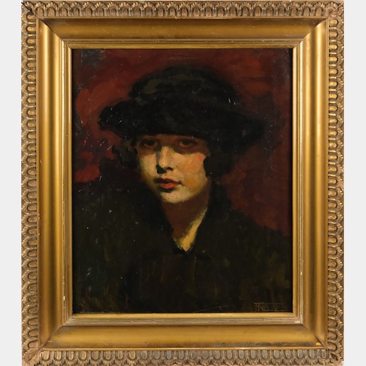 František Xaver Naske - Portrét dívky