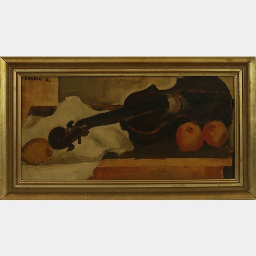 Lacina - Zátiší s houslemi