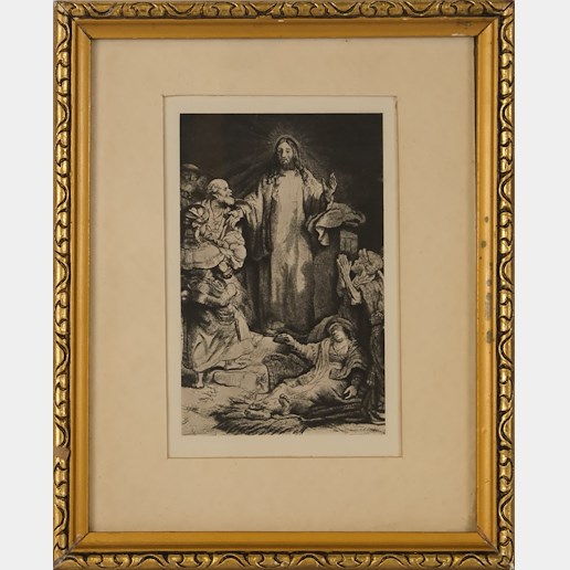 Rembrandt van Rijn - Ježíš uzdravuje