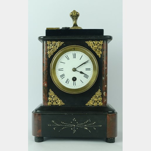 Francie konec 19.století  R and Co  - Krbové mramorové hodiny