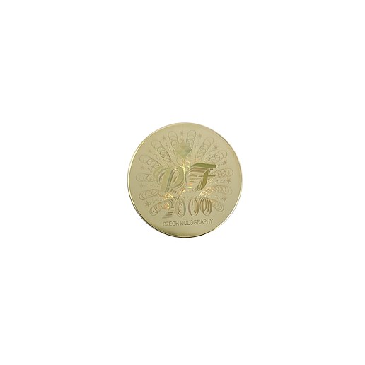 .. - Pozlacená stříbrná mince Rok-ANNO 2000,konec druhého tisíciletí