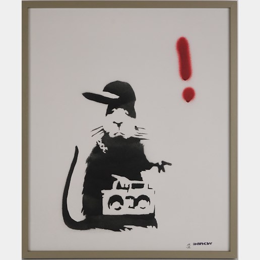 Banksy - Exclamation Rat
