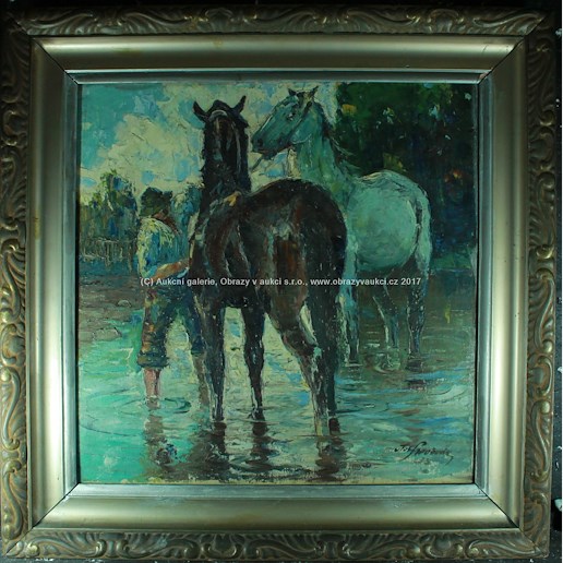 Josef Svoboda - Plavení koní