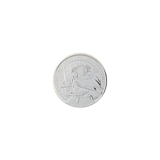 .. - Stříbrná mince Král Artuš 1oz 2023, Královna Alžběta II.