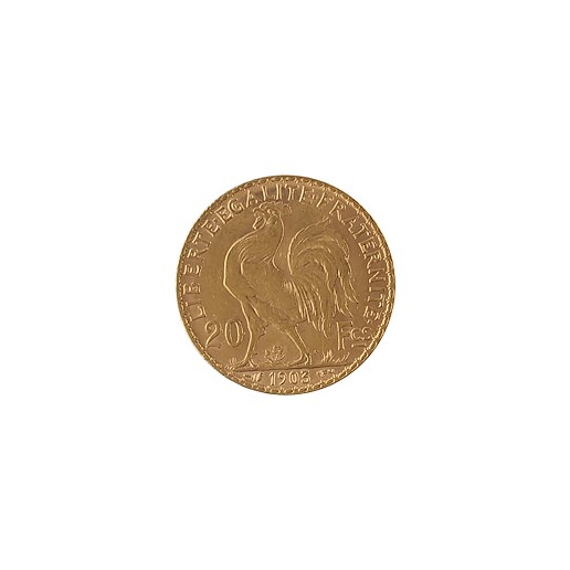 .. - Francie zlatý 20 frank ROOSTER 1903