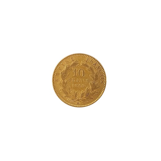 .. - Francie zlatý 10 Frank NAPOLEON III. 1856 BB