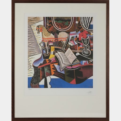 Joan Miró - Kompozice s koníkem