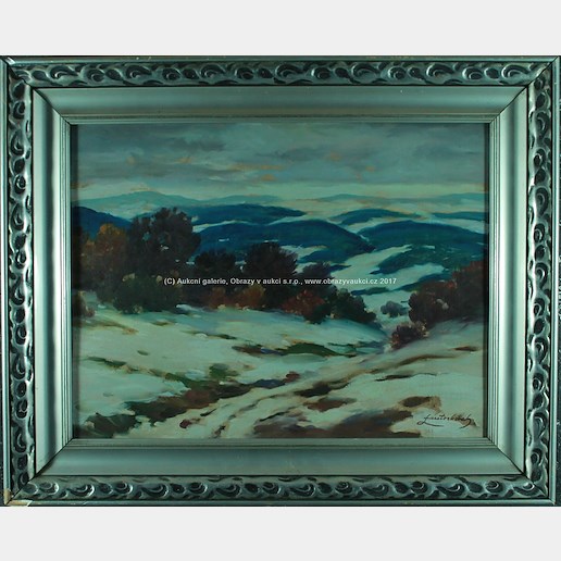 Julius Lauterbach - První sníh v horách