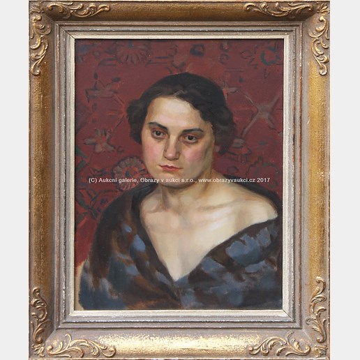 Jan Malý - Portrét ženy