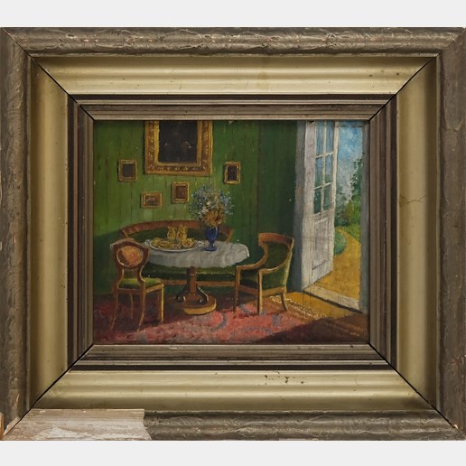 středoevropský malíř po roce 1900 - Zámecký salónek