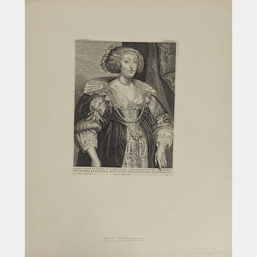 Koenraad Waumans podle Anthony van Dyck - Marie Claire du Croy, vévodkyně z Havru