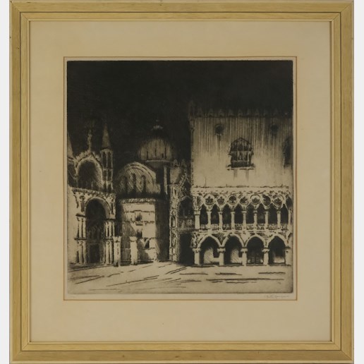 Jaromír Stretti-Zamponi - Piazza di San Marco v noci