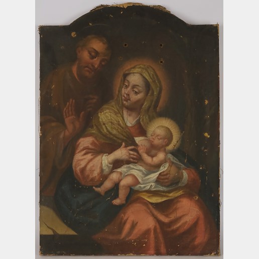 pravděpodobně střední Evropa 18. století - Svatá rodina - Madonna lactans