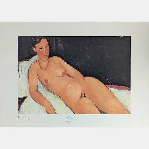 Amedeo Modigliani - Nudo Rosa