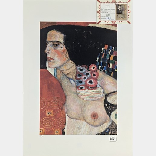 Gustav Klimt - Půlakt