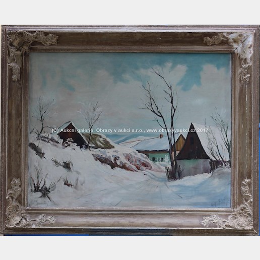 Krejčí - Zimní vesnice