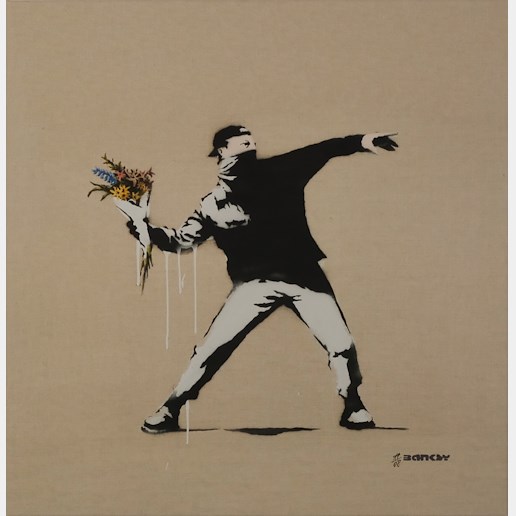 Banksy - Love Is In The Air