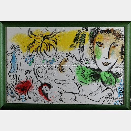 Marc Chagall - Le Cheval vert