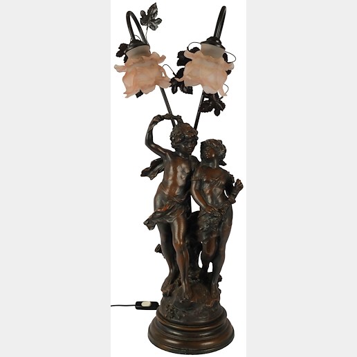 Evropa po roce 1900 - Figurální lampa