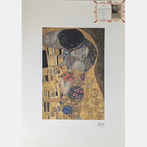 Gustav Klimt - Polibek