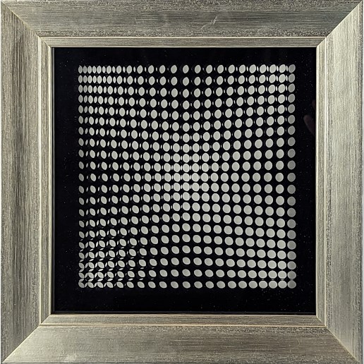 Victor Vasarely - OP art objekt VIII