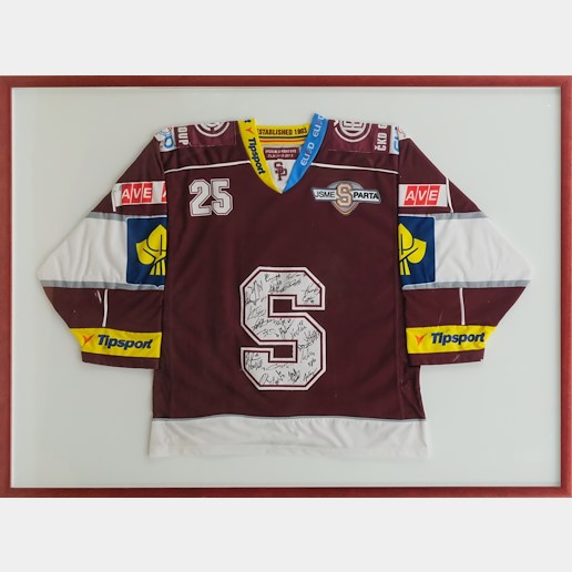 .. - HC Sparta Praha - Oficiální podepsaný zápasový dres ELH 2012-2013