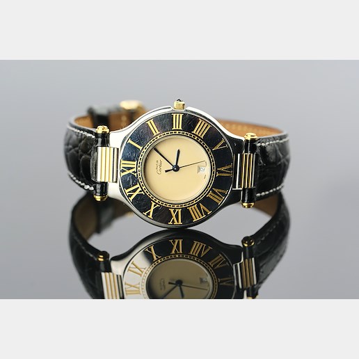 značeno Cartier - Unisex hodinky Cartier Santos Ronde