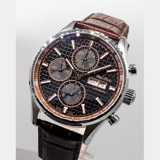 .. - Hodinky Paul Picot BLAZER Automatic Gentleman Chrono „Roue á Colonne“ 