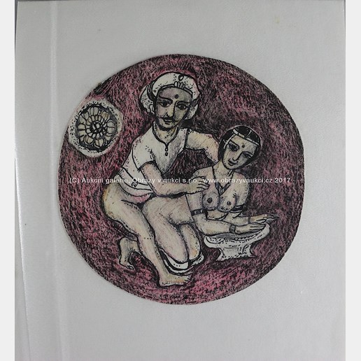 . - 2 Alba - 9x Erotické indické kresby a Erotický selský kalendář s básničkami