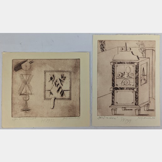 Josef Lehoučka - Konvolut 2 PF 1989 a 1992 - Zátiší ve skříni a Sen a skutečnost