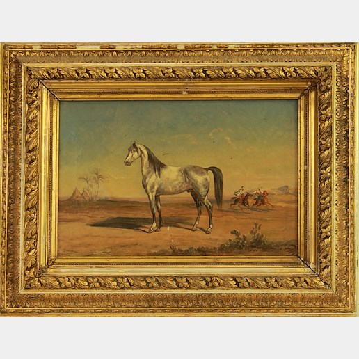 evropský malíř konce 19. a začátku 20. stol. - Bílý kůň