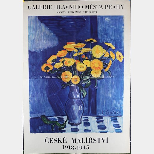 . - Plakát k výstavě České malířství 1918 - 1945