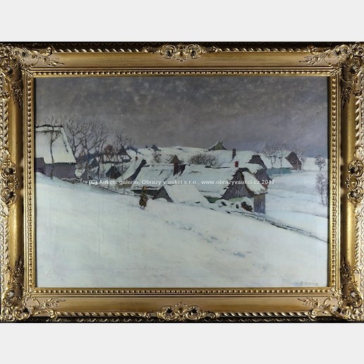 Bohuslav Dvořák - Zimní vesnice