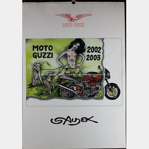 Kája Saudek - Moto Guzzi
