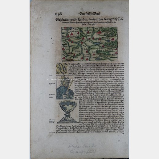 Sebastian Münster - Listy z knihy Cosmographia