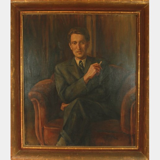 Ladislav Pejchl - Sedící muž s cigaretou