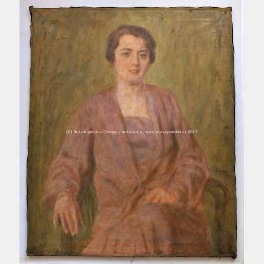 Karlin Richard Pollak - Ženský portrét