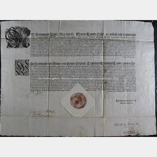. - Listina císaře Ferdinanda - svolání Zemského sněmu 