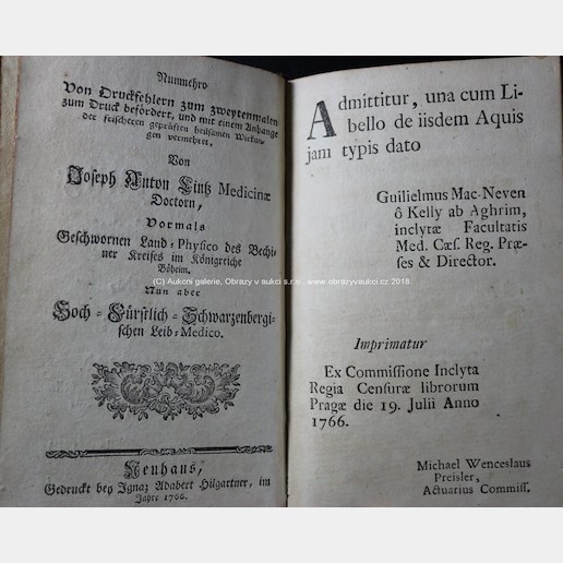 Johann Franz Löw - Hydriatria Recusa, Das ist: Wiederhollte kurze Beschreibung Des Frauenberger Baades