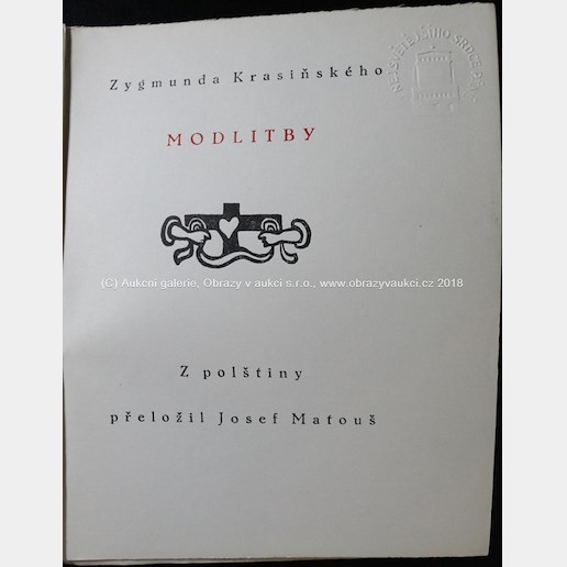 Zygmund Krasiňski - Modlitby