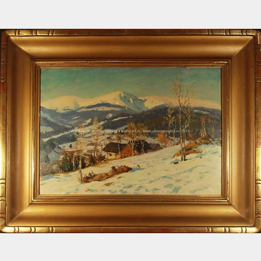 František  Cína - Jelínek - Samota v zimních horách