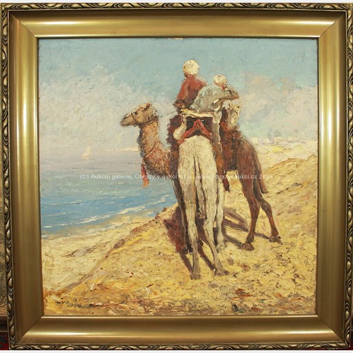 Josef Svoboda - S velbloudy u pobřeží
