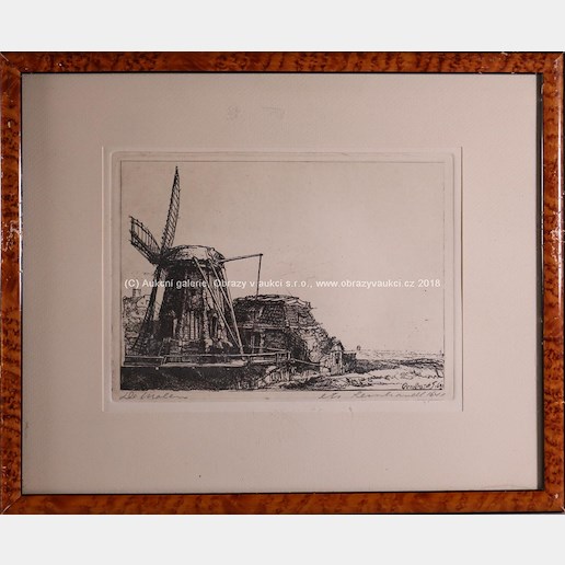 Rembrandt van Rijn - Větrný mlýn