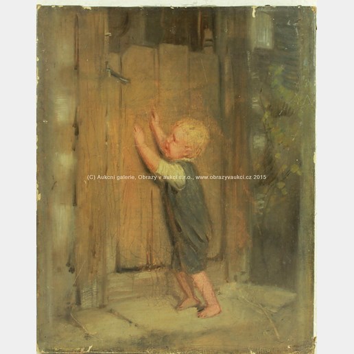 Quido Mánes - okruh - Chlapeček u dveří