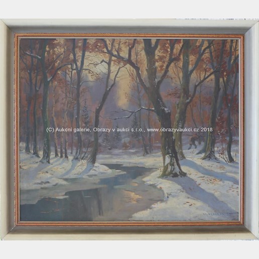 František Pergler - Na dříví v lese