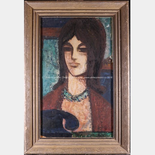 Josef Kábrt - Dívka s náhrdelníkem