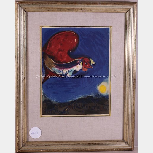 Marc Chagall - Letící žena