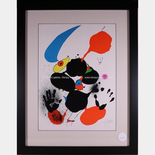 Joan Miró - Abstraktní kompozice